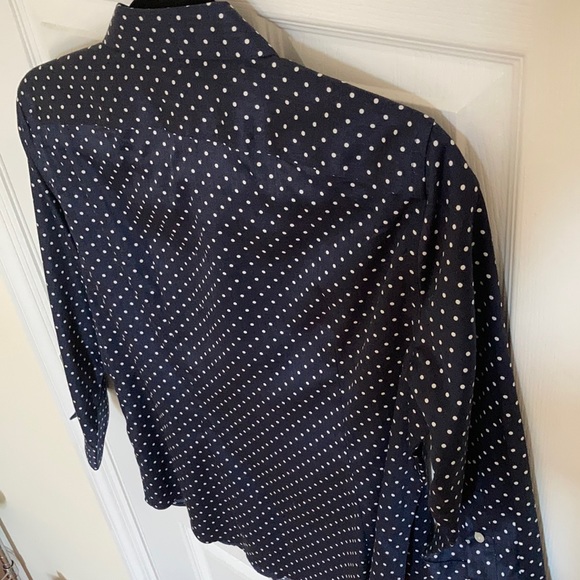 Chaps Women’s 3/4 Sleeve Button Down - Picture 5 of 8